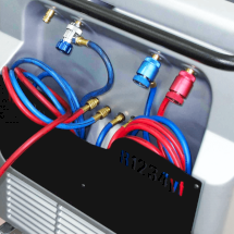 Установка для обслуживания автомобильных кондиционеров R134a и R1234yf/HFO ECOTECHNICS, ECK TWIN 12